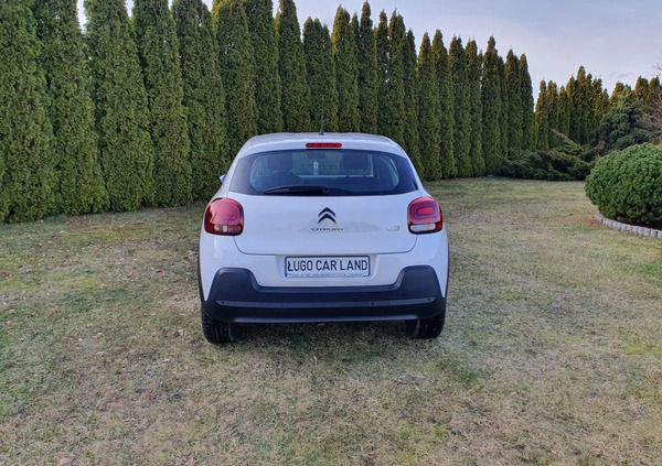 Citroen C3 cena 45900 przebieg: 57000, rok produkcji 2019 z Chojna małe 301